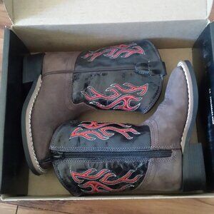 Old West Toddler Cowboy Boots - size 6
